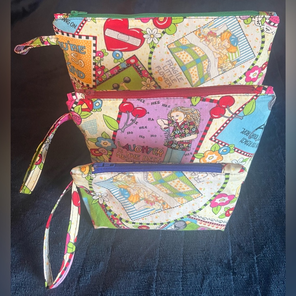 Nurse Print Bags - Set of 3
